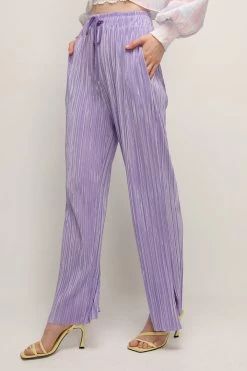 STORETS Peyton Crinkled Pleated Pants