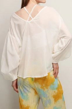 STORETS CLOTHING Everly Twist Sheer Blouse