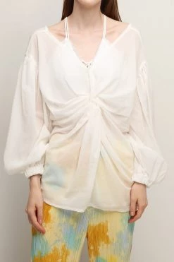 STORETS CLOTHING Everly Twist Sheer Blouse