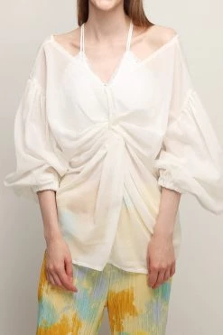 STORETS CLOTHING Everly Twist Sheer Blouse