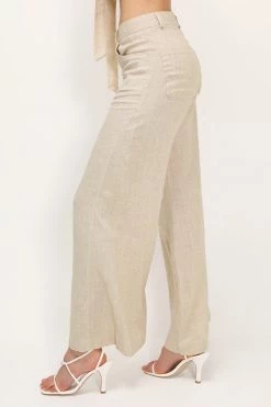 STORETS CLOTHING Dani Linen Flared Pants