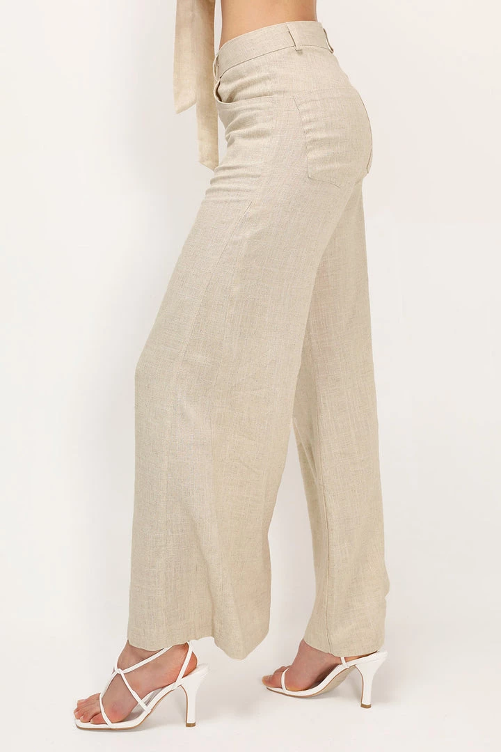 STORETS CLOTHING Dani Linen Flared Pants
