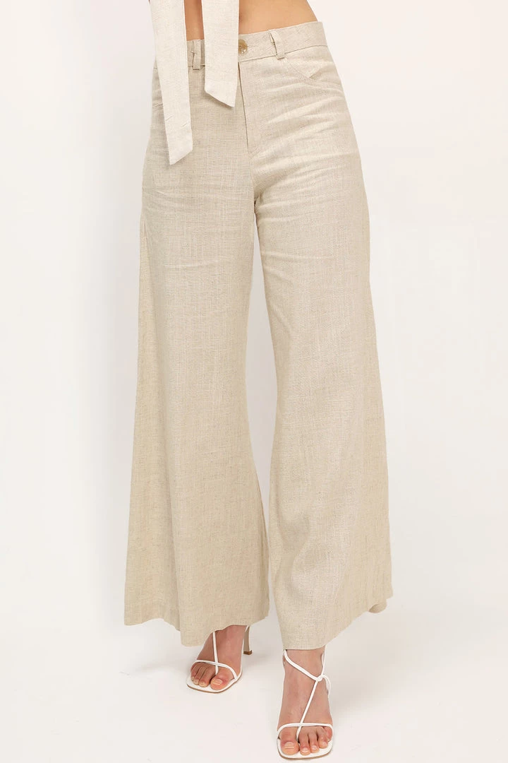STORETS Dani Linen Flared Pants
