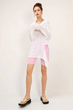 STORETS CLOTHING Charlie Asymmetric Neck Cutout Sweater