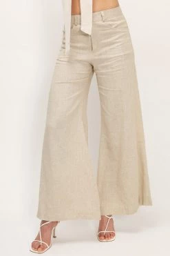 STORETS CLOTHING Dani Linen Flared Pants