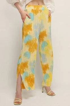 STORETS CLOTHING Rylee Printed Pleated Pants