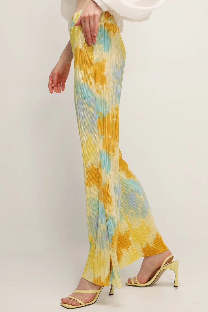 STORETS CLOTHING Rylee Printed Pleated Pants