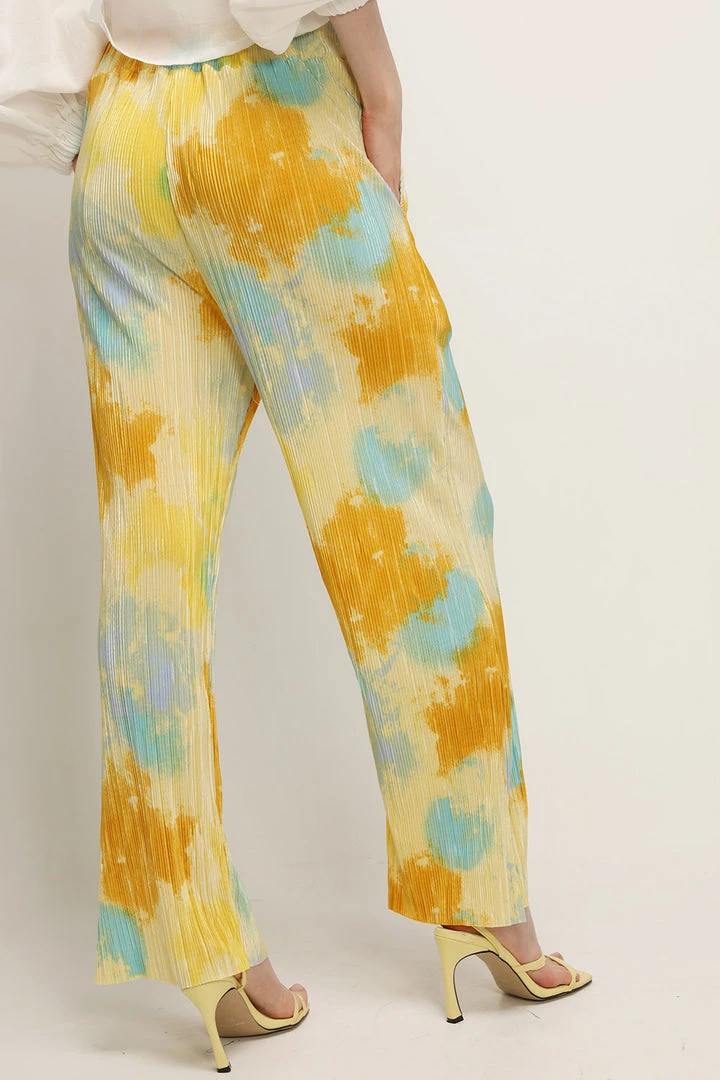 STORETS CLOTHING Rylee Printed Pleated Pants