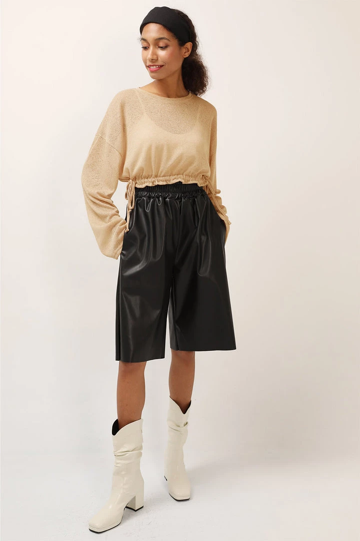 STORETS Remi Sheer Cropped Top CLOTHING