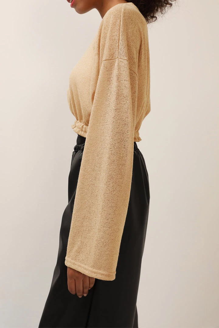 STORETS Remi Sheer Cropped Top CLOTHING