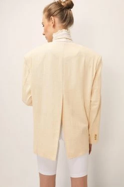 STORETS SALE CLOTHING Emma Oversized Collarless Blazer