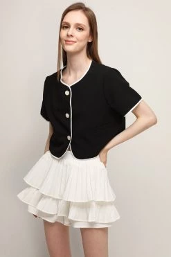 STORETS Influencer Clara Pleated Ruffle Skort Skirts