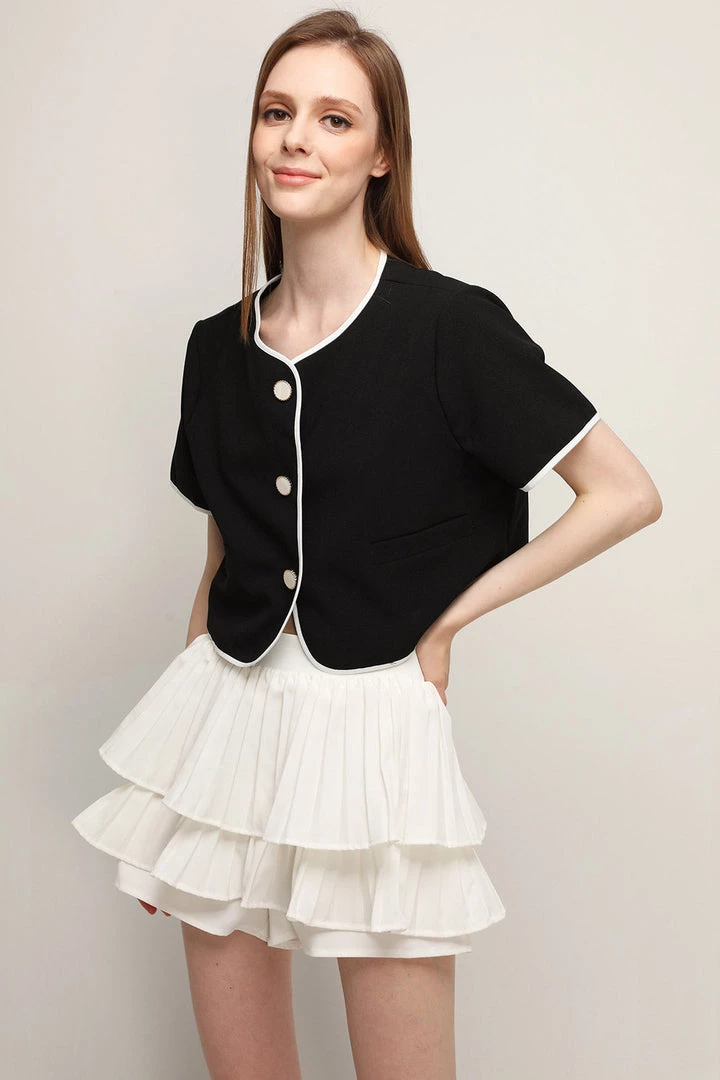 STORETS Influencer Clara Pleated Ruffle Skort Skirts