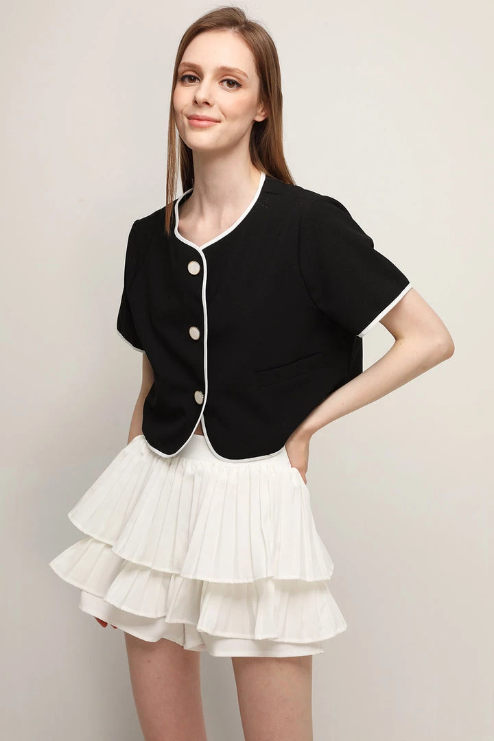 STORETS Influencer BEST-SELLERS Clara Pleated Ruffle Skort