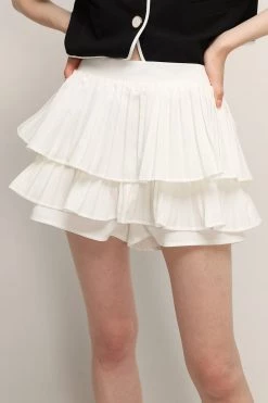 STORETS Clara Pleated Ruffle Skort BEST-SELLERS