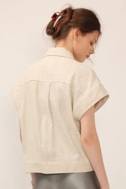 STORETS SALE CLOTHING Eloise Oversized Linen Jacket