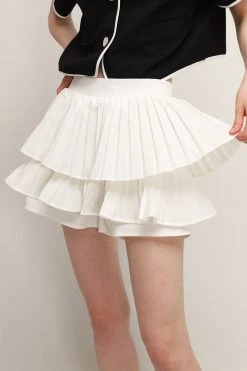 STORETS Influencer BEST-SELLERS Clara Pleated Ruffle Skort