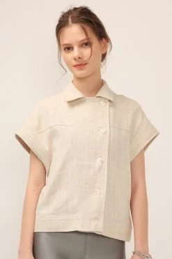 STORETS SALE CLOTHING Eloise Oversized Linen Jacket