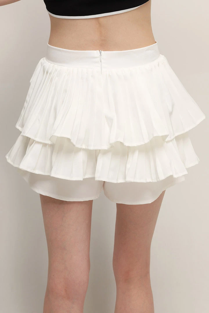 STORETS Influencer BEST-SELLERS Clara Pleated Ruffle Skort