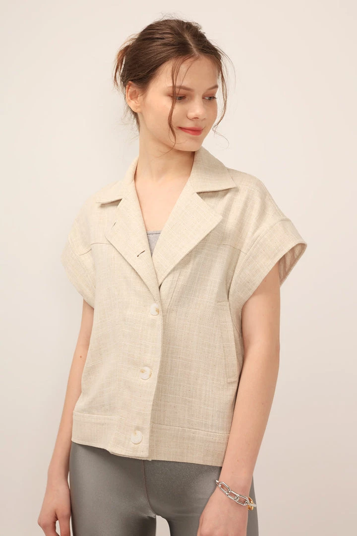 STORETS SALE CLOTHING Eloise Oversized Linen Jacket