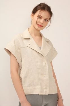 STORETS SALE CLOTHING Eloise Oversized Linen Jacket