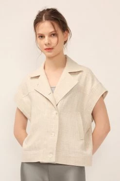 STORETS SALE CLOTHING Eloise Oversized Linen Jacket