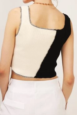 STORETS SALE Emery Color Block Crop Top CLOTHING