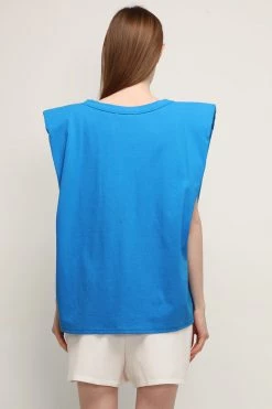 STORETS Rylan Padded Shoulder T-shirt CLOTHING
