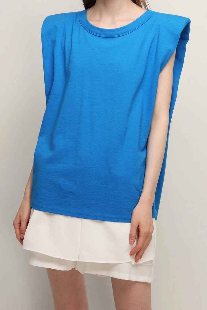 STORETS Rylan Padded Shoulder T-shirt CLOTHING