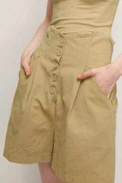 STORETS CLOTHING Sarah High-rise Buttoned Shorts