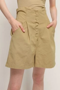 STORETS CLOTHING Sarah High-rise Buttoned Shorts