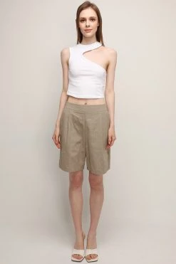 STORETS Eleanor Linen Bermuda Pants