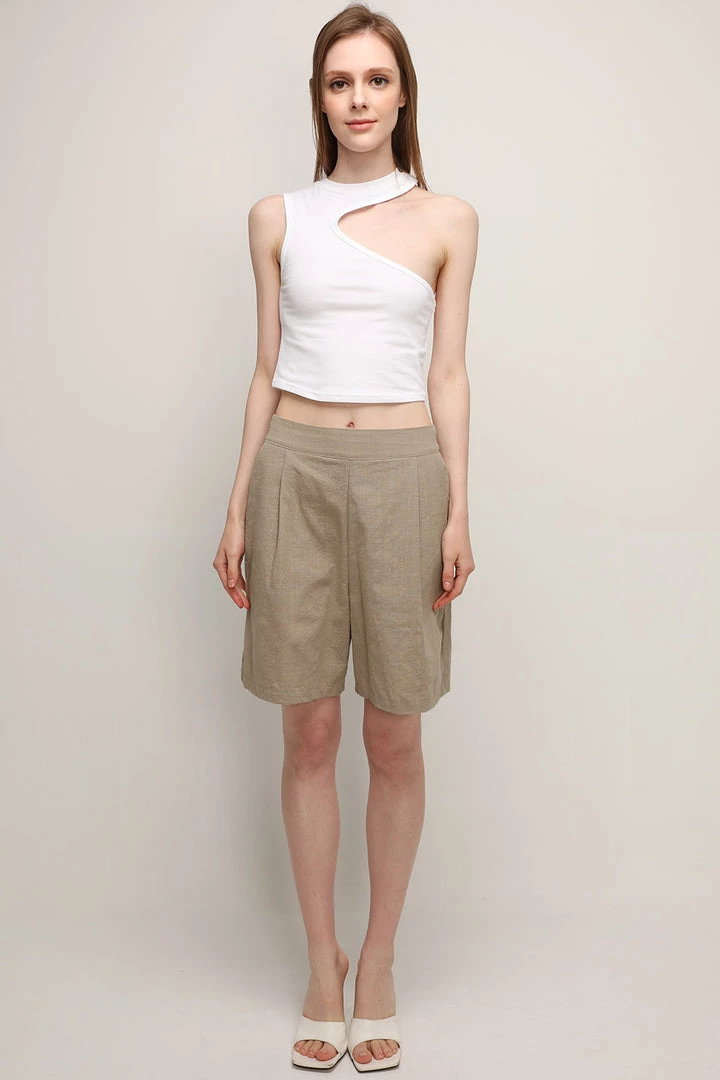 STORETS Eleanor Linen Bermuda Pants