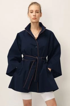 STORETS SALE CLOTHING Ophelia Contrast Trim Jacket W/Belt