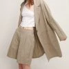 STORETS Eleanor Linen Long Blazer