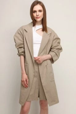 STORETS Eleanor Linen Long Blazer
