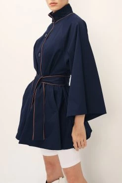 STORETS SALE CLOTHING Ophelia Contrast Trim Jacket W/Belt