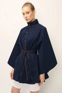 STORETS SALE CLOTHING Ophelia Contrast Trim Jacket W/Belt