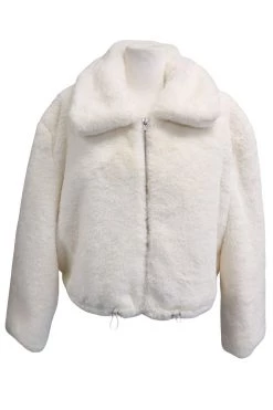 STORETS Leah Fluffy Cropped Jacket CLOTHING