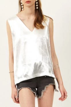 STORETS CLOTHING Lyn Back Belted Top