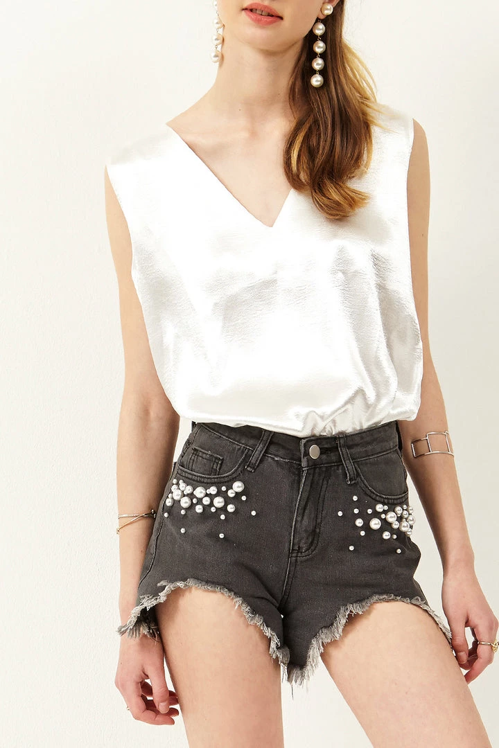 STORETS CLOTHING Lyn Back Belted Top