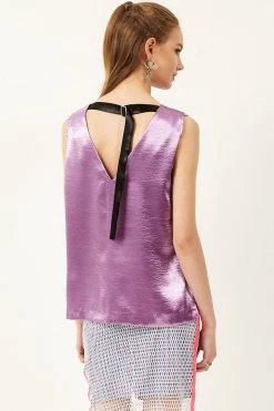 STORETS CLOTHING Lyn Back Belted Top