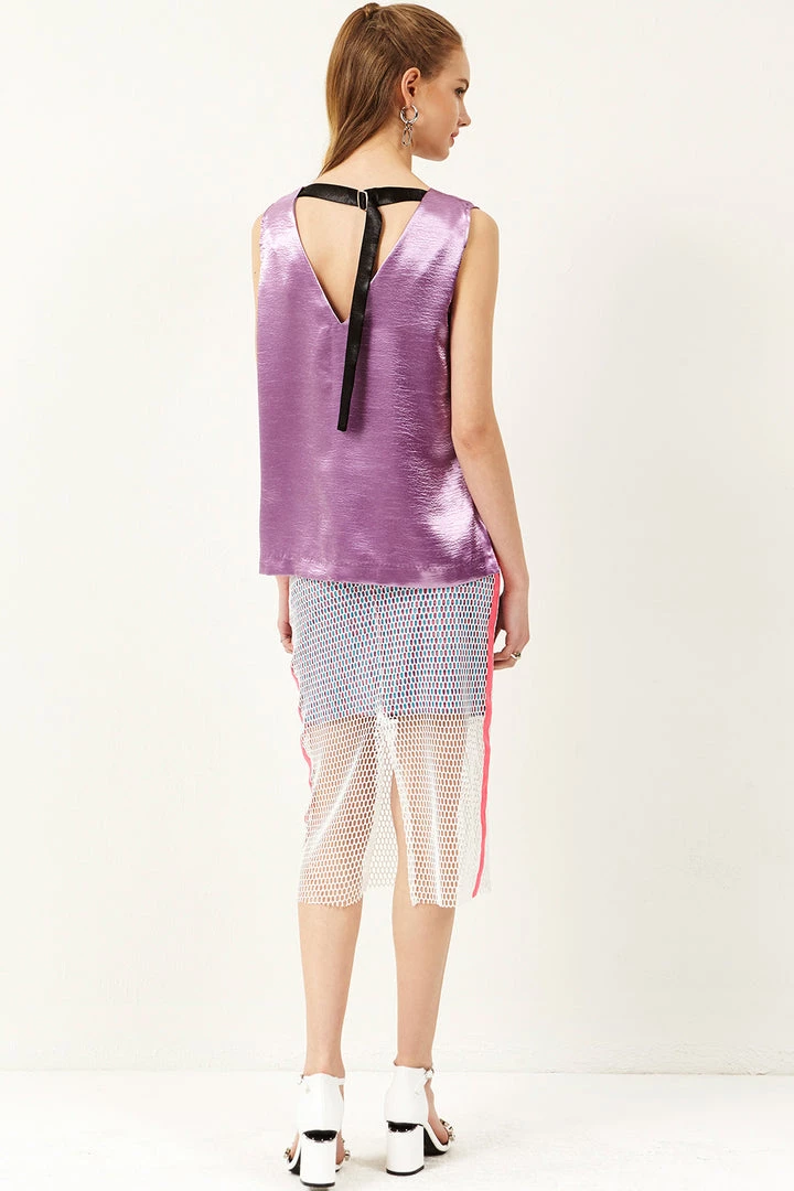 STORETS CLOTHING Lyn Back Belted Top