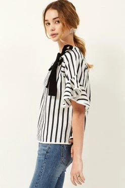 STORETS SALE Fay Ribbon Stripe Top