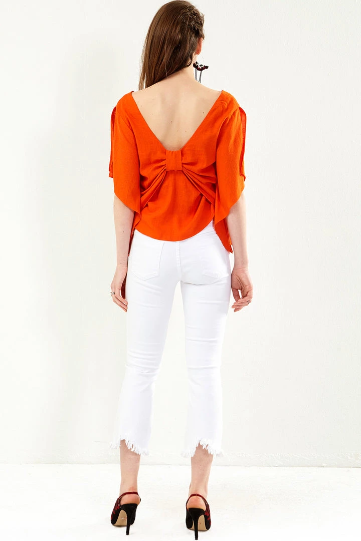 STORETS SALE Stella White Frayed Jeans