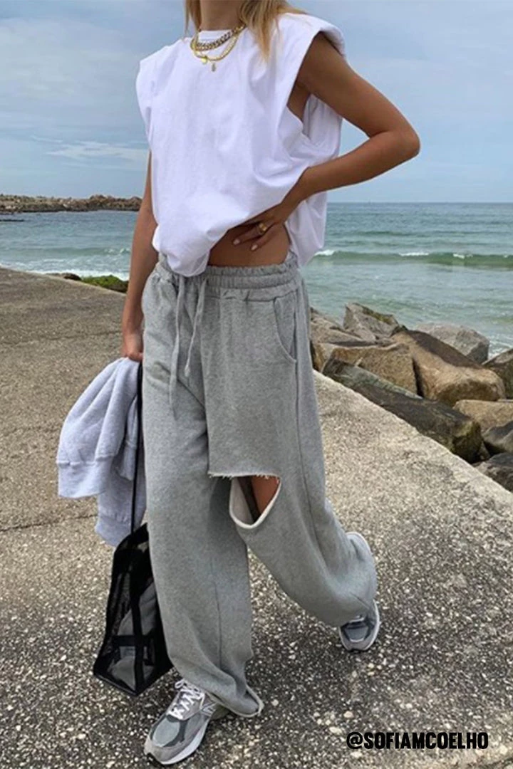 STORETS Nadia Slash Lounge Pants CLOTHING