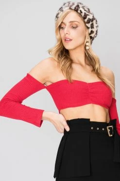 STORETS SALE Olivia Long Sleeve Bandeau Top