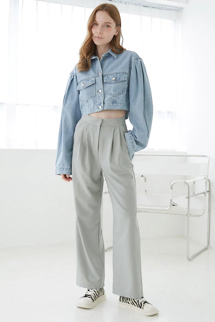 STORETS CLOTHING Luna Wide Leg Suit Trousers