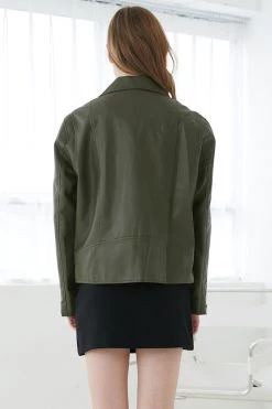 STORETS Samantha Faux Leather Jacket CLOTHING