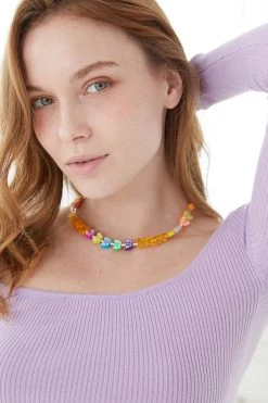 STORETS Gummy Bear Beaded Necklace ACCESSORIES